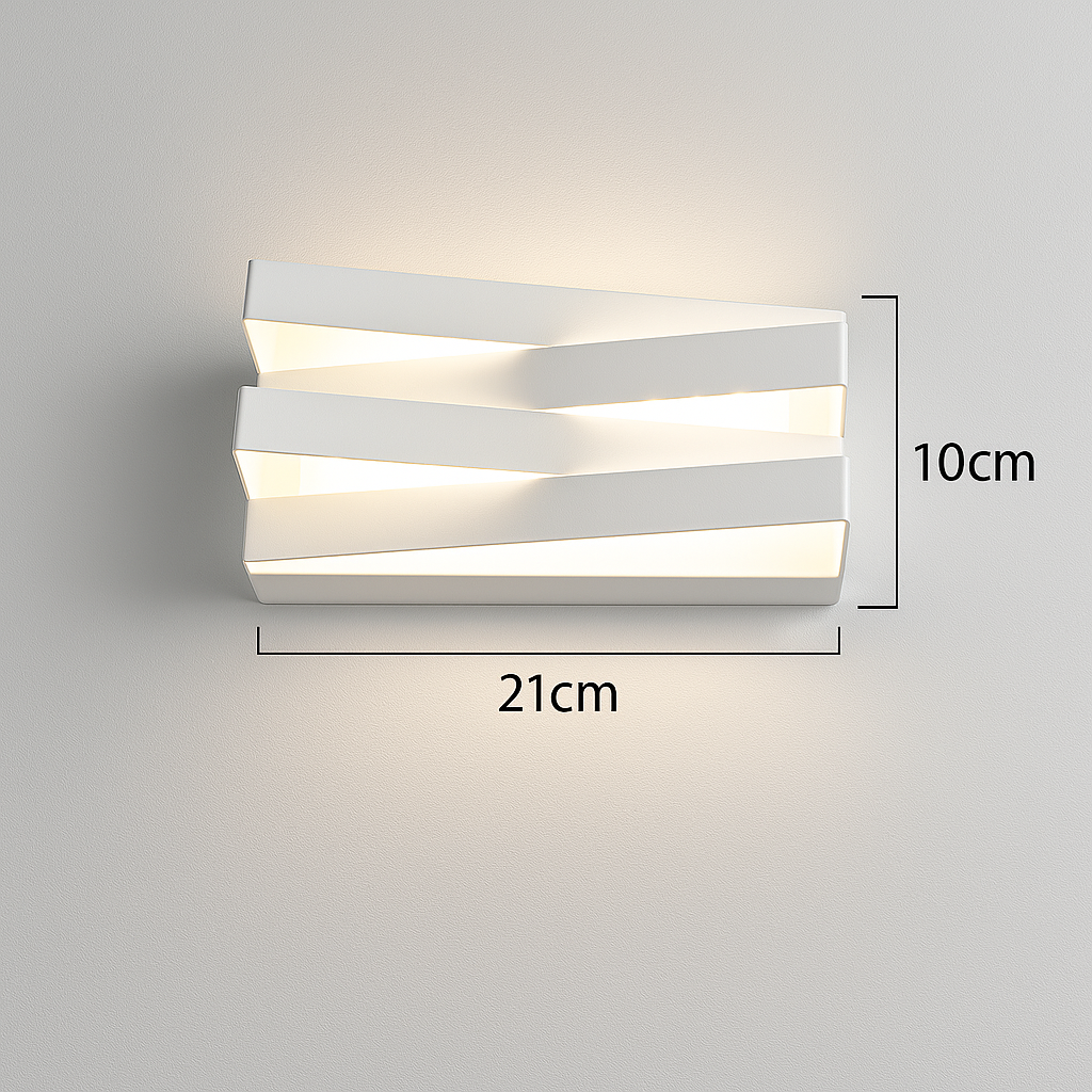 Lampada Ziggy Zag – Lampada da Esterno Moderna IP65 | LED | Nero o Bianco | 2 Formati