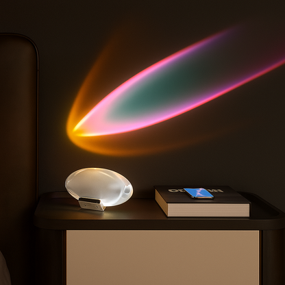 Crystal Eye – Lampada da tavolo con effetto cristallo | 3 livelli di luce | LED