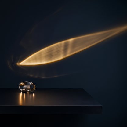 Crystal Eye – Lampada da tavolo con effetto cristallo | 3 livelli di luce | LED