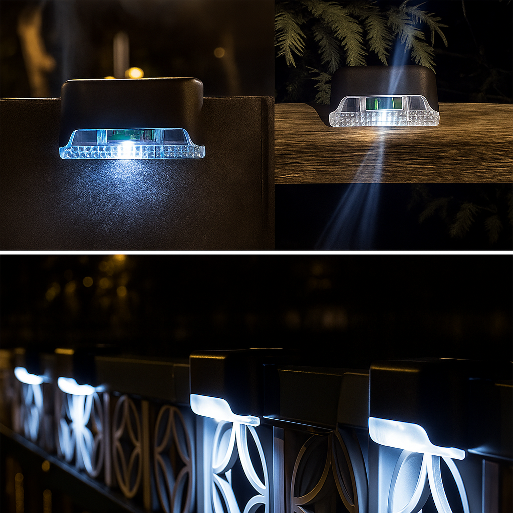 Solar-Glow | Zelfklevende Buitenlampen op Zonne-energie 5+5 GRATIS