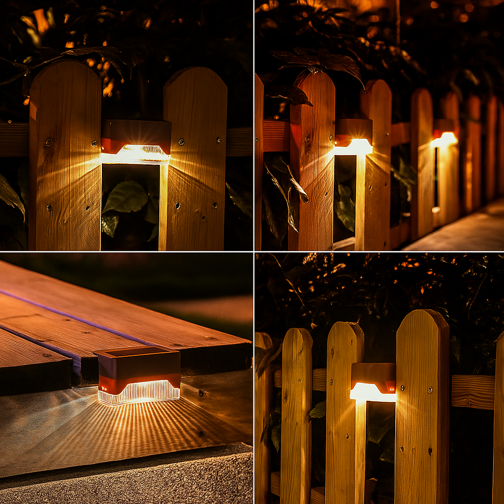 Solar-Glow | Zelfklevende Buitenlampen op Zonne-energie 5+5 GRATIS