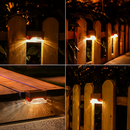 Solar-Glow | Zelfklevende Buitenlampen op Zonne-energie 5+5 GRATIS