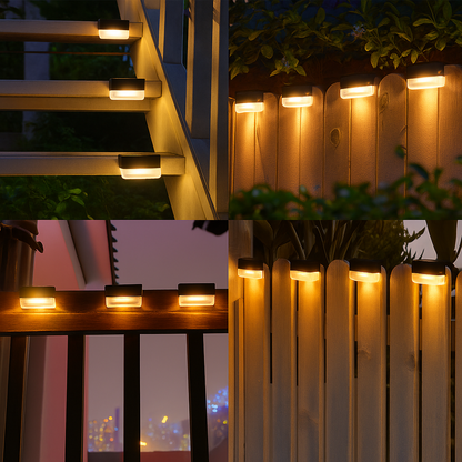 Solar-Glow | Zelfklevende Buitenlampen op Zonne-energie 5+5 GRATIS