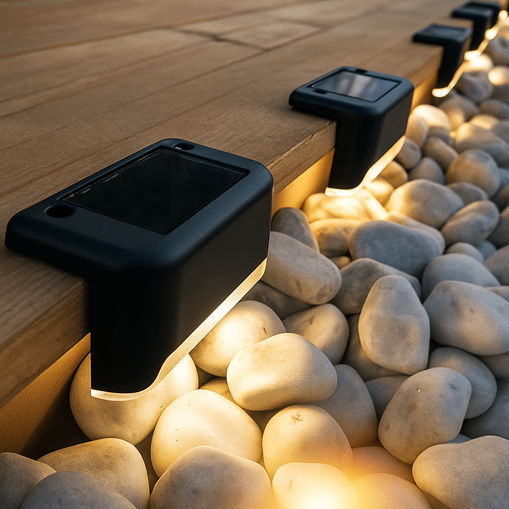 Solar-Glow | Zelfklevende Buitenlampen op Zonne-energie 5+5 GRATIS