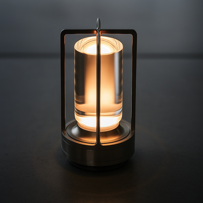 LumenAura | Lanterna LED Ricaricabile Wireless – Il Regalo Perfetto per Momenti Caldi