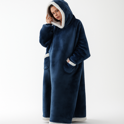 SleeveSnug | Oversized Deken Hoodie – Jouw Winterfavoriet voor Warme Dagen Thuis
