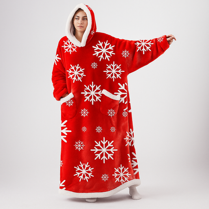 SleeveSnug | Oversized Deken Hoodie – Jouw Winterfavoriet voor Warme Dagen Thuis