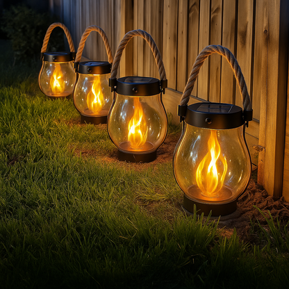 FlammaGlow | Sfeervolle Buitenlantaarn op Zonne-energie