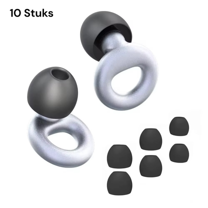 ZenSilence™ | Silikonowe zatyczki do uszu do snu, pracy i pływania (4 rozmiary)