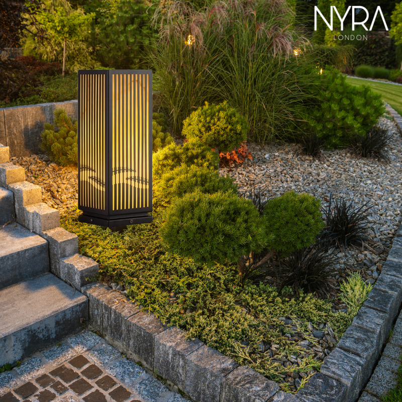 Lampa słupkowa Mason Modern do użytku na zewnątrz