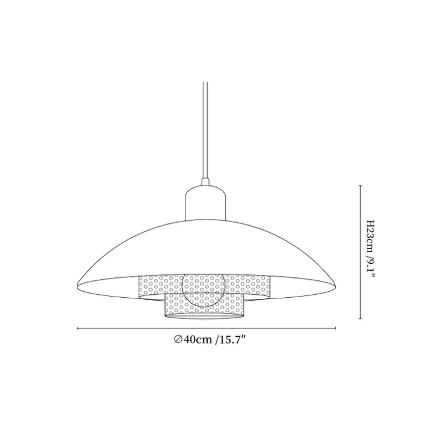 Lampada a sospensione Fioren
