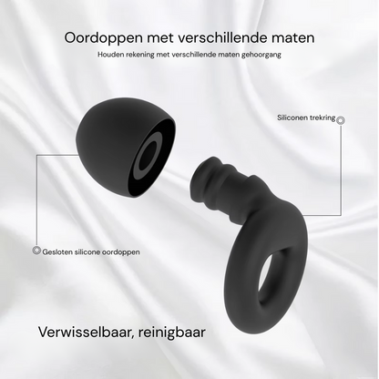 ZenSilence™ | Silikonowe zatyczki do uszu do snu, pracy i pływania (4 rozmiary)