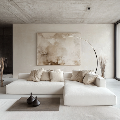 Dimbare Design Vloerlamp LUMORA met Warm LED Licht (2700K)