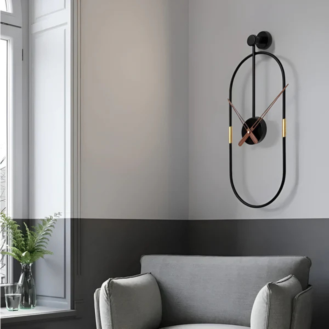 Artic - Minimalistyczny Duży Zegar Ścienny