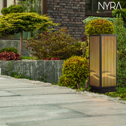 Lampa słupkowa Mason Modern do użytku na zewnątrz