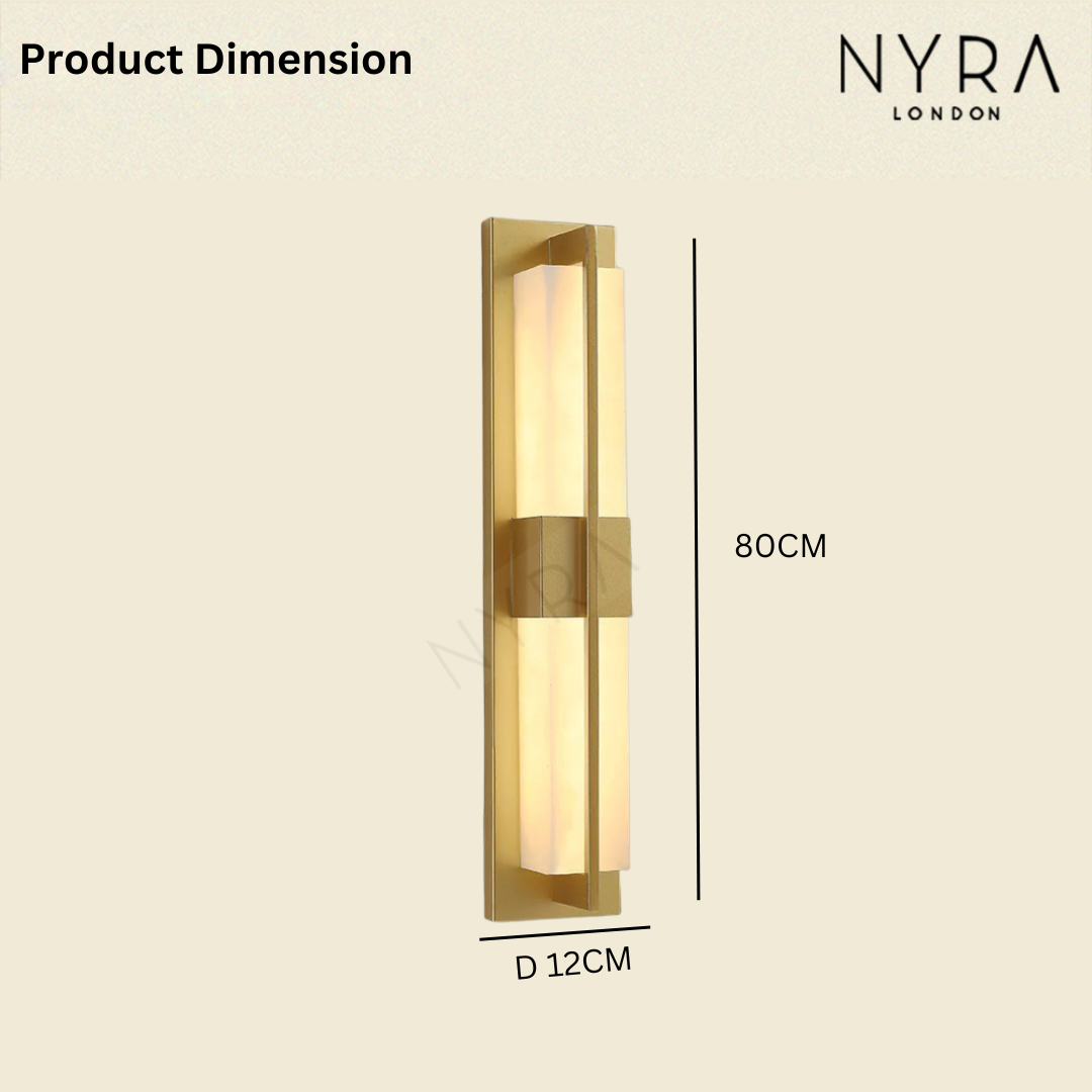 Brighton Lampada da Parete da Esterno in Marmo