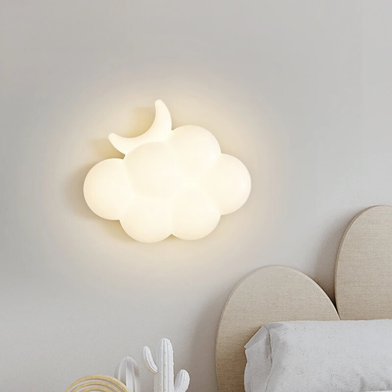 Cloudii - Moderne LED Wandlamp voor Kinderkamers en Slaapkamers