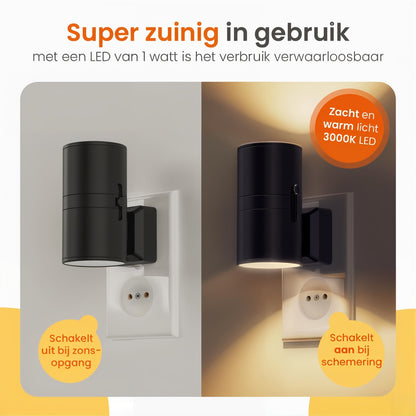 Aurora - Dimbare Nachtlamp | 1+1 Gratis