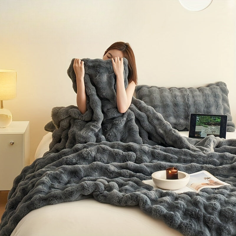 SnuggleSoft™ | Dubbelzijdige Fleece Deken voor Ultiem Comfort & Warmte