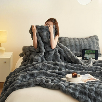 SnuggleSoft™ | Dubbelzijdige Fleece Deken voor Ultiem Comfort & Warmte