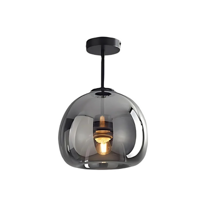 Elegante Glazen Plafondlamp met Luxe Afwerking - Ø25 cm