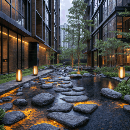 NYRALUX | Waterdichte Buitenlamp met Kooi-Design – LED Tuinverlichting – Roestvrij & Weerbestendig – Voor Terras & Binnenplaats