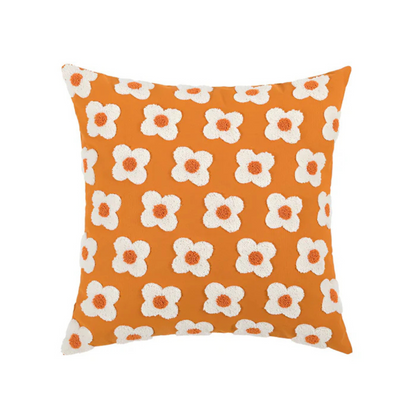 Mera | Bloemige Kussenhoes – 45x45 cm – Elegant & Wasbaar