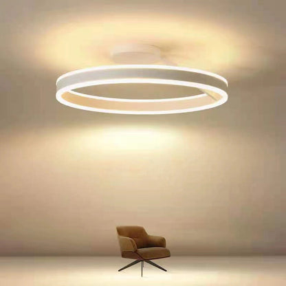 ArishaGlow - Elegante LED-plafondlamp in goud en metaal