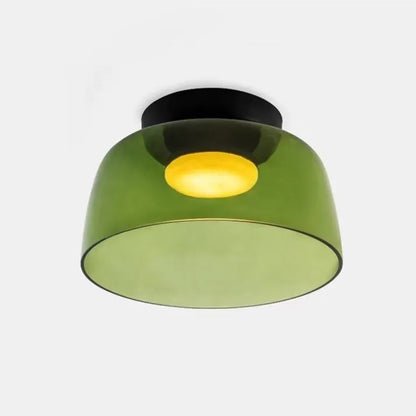 GlassLuxe Moderne Plafondlamp | Glazen Plafondlamp met Warme LED voor Woonkamer of Slaapkamer