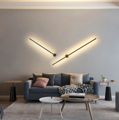 VALENO Dimbare Wandlamp | Met Afstandsbediening & Luxe Aluminium Afwerking