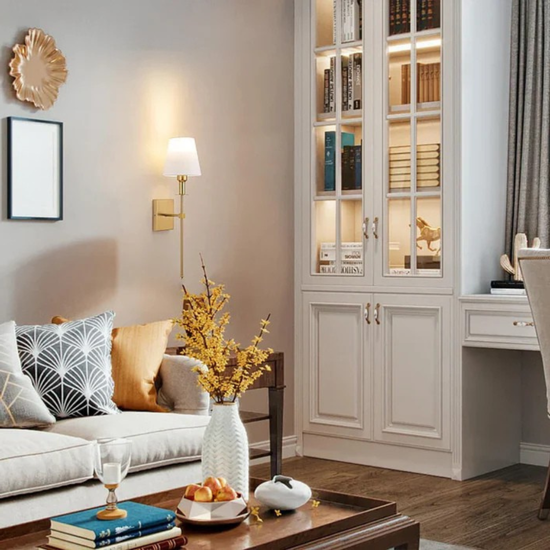 LumoWall Duo | Set van 2 Stijlvolle Wandlampen voor Binnen – Warm LED-licht