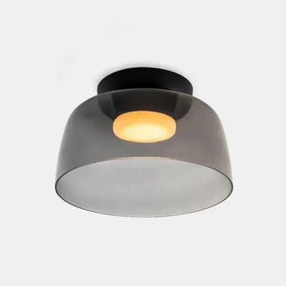 GlassLuxe Moderne Plafondlamp | Glazen Plafondlamp met Warme LED voor Woonkamer of Slaapkamer