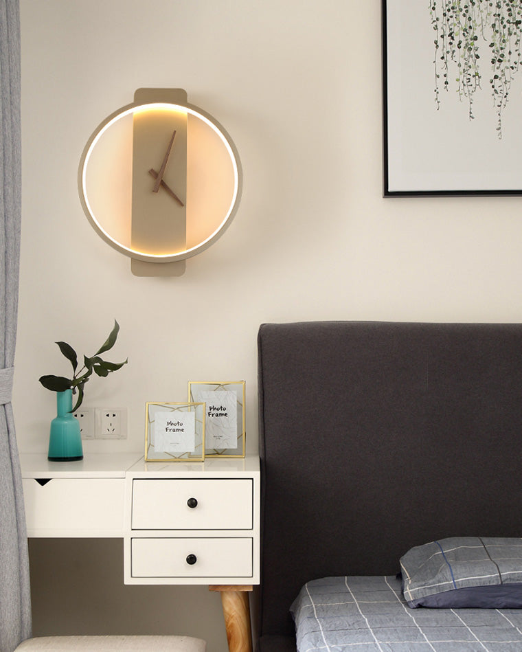 ZenTime | Strakke Wandklok met Rustgevend Licht