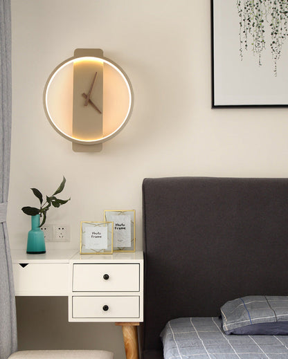 ZenTime | Strakke Wandklok met Rustgevend Licht