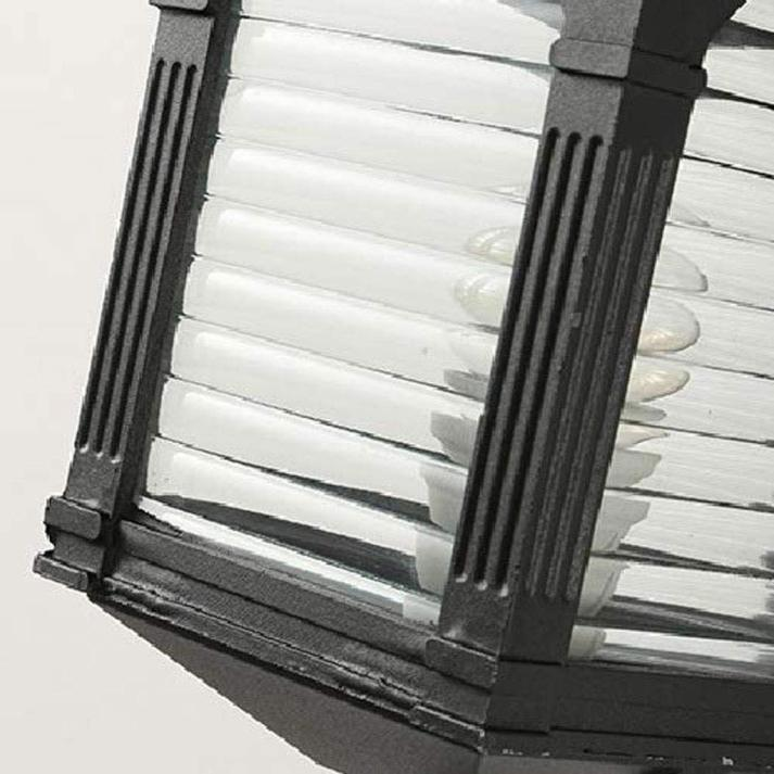 Vintaria | Lampada da parete in vetro antico – Classica lampada da esterno – Attacco E27 – 39 cm di altezza