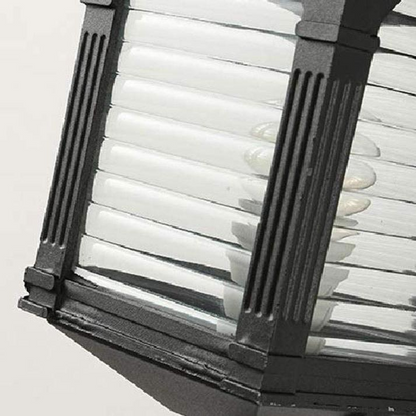 Vintaria | Lampada da parete in vetro antico – Classica lampada da esterno – Attacco E27 – 39 cm di altezza