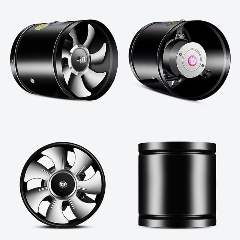 Ventilatore di Aspirazione Silenzioso e Potente - Migliora la Qualità dell'Aria a Casa e in Ufficio