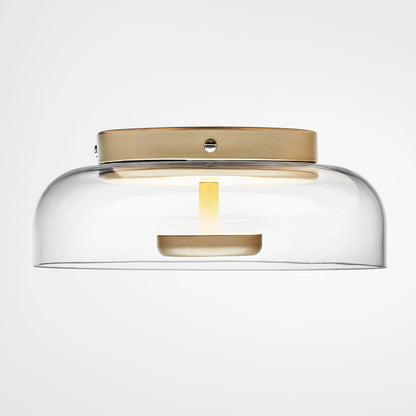 CrystalShine Moderne LED Plafondlamp | Glaslamp met Warm Licht voor Hal of Entree