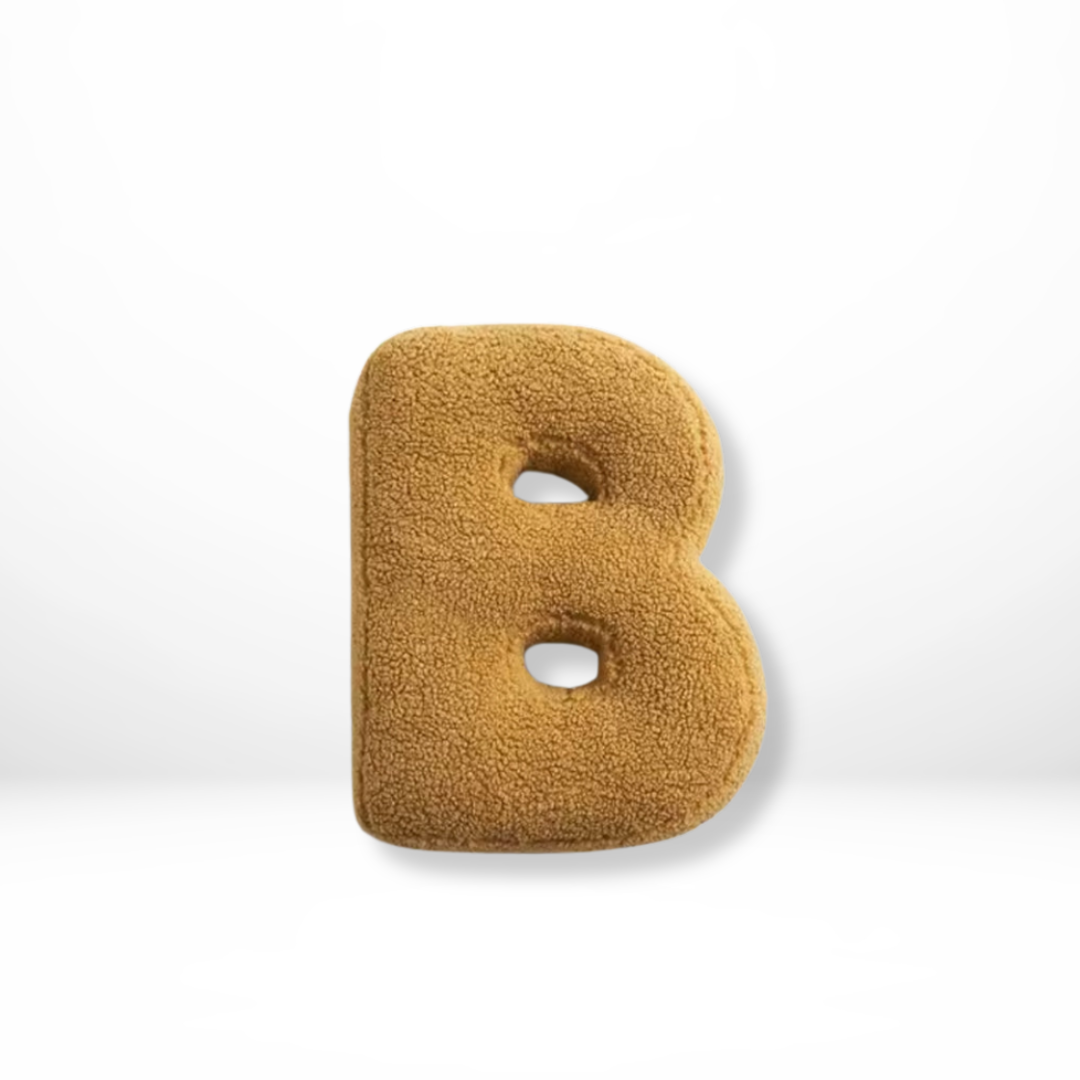 LettraLuxe | Fluwelen Letterkussen – A t/m Z