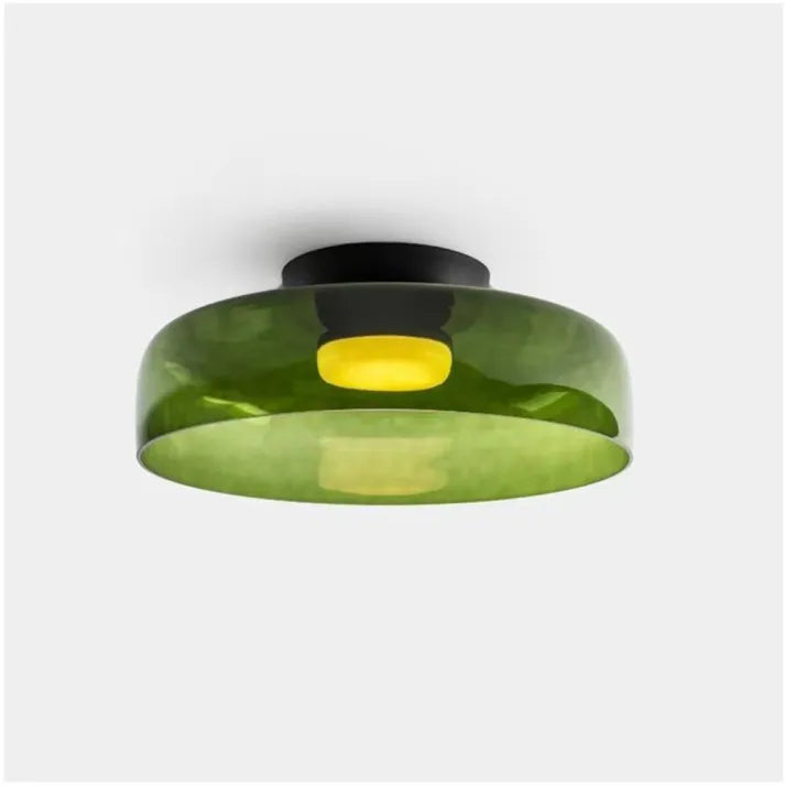 GlassLuxe Moderne Plafondlamp | Glazen Plafondlamp met Warme LED voor Woonkamer of Slaapkamer
