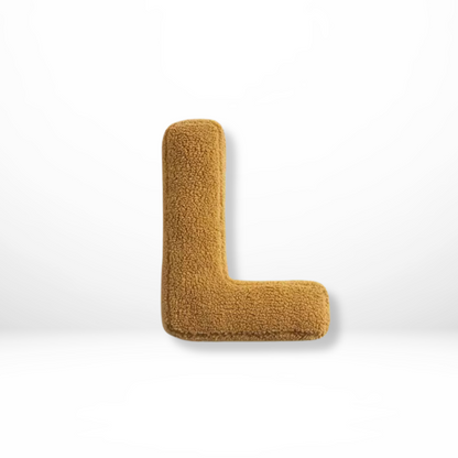 LettraLuxe | Fluwelen Letterkussen – A t/m Z