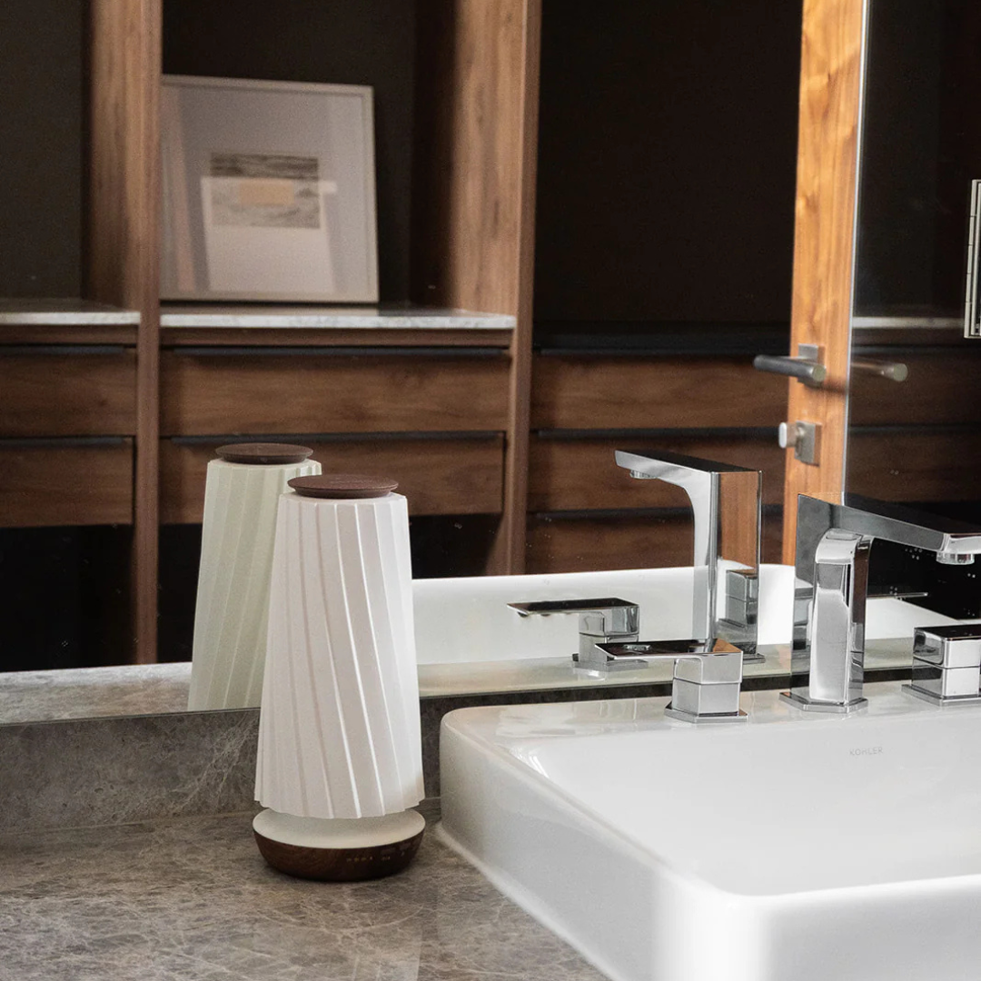 ScencaGlow | Minimalistyczny dyfuzor aromatyczny z Bluetooth i zimną mgiełką