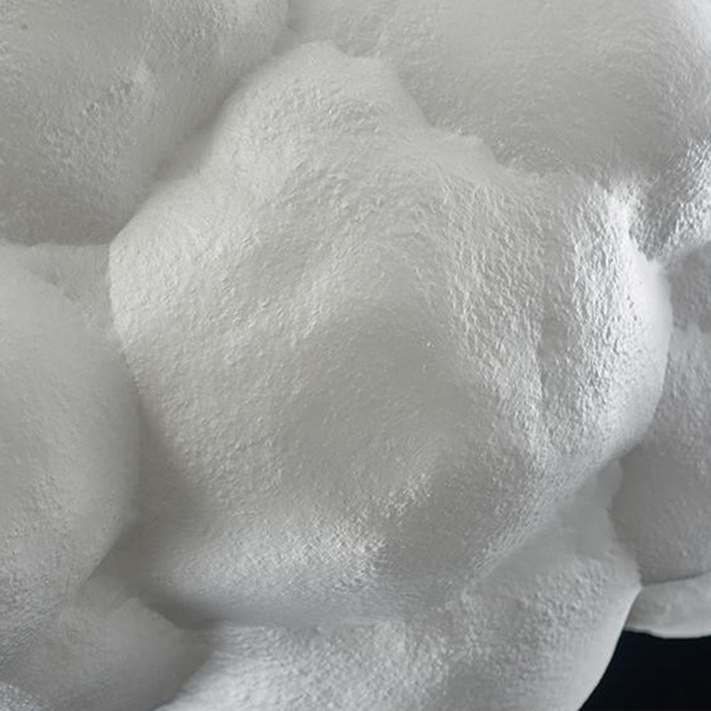 CloudNova - Designerska lampa wisząca LED Chmura biała PVC/bawełna