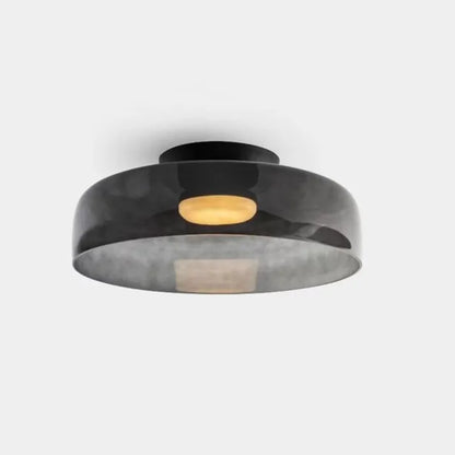 GlassLuxe Moderne Plafondlamp | Glazen Plafondlamp met Warme LED voor Woonkamer of Slaapkamer