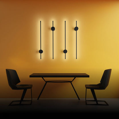 VALENO Dimbare Wandlamp | Met Afstandsbediening & Luxe Aluminium Afwerking