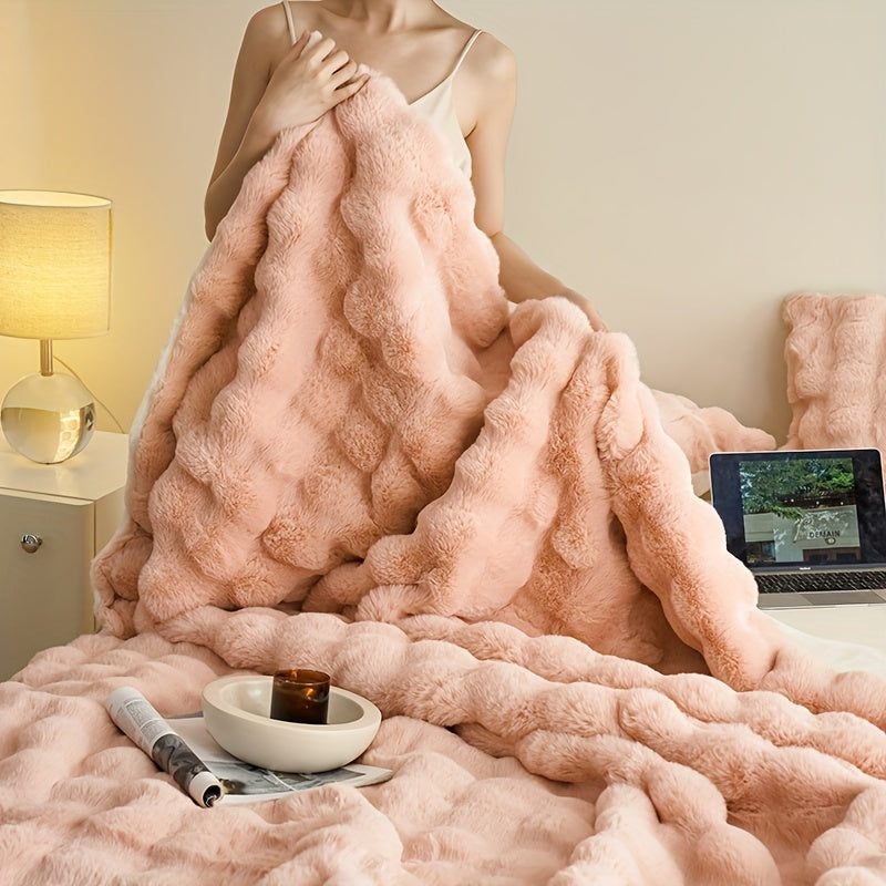 SnuggleSoft™ | Dubbelzijdige Fleece Deken voor Ultiem Comfort & Warmte