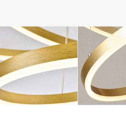 LunaGlow – Elegante Cirkelvormige Metalen Kroonluchter