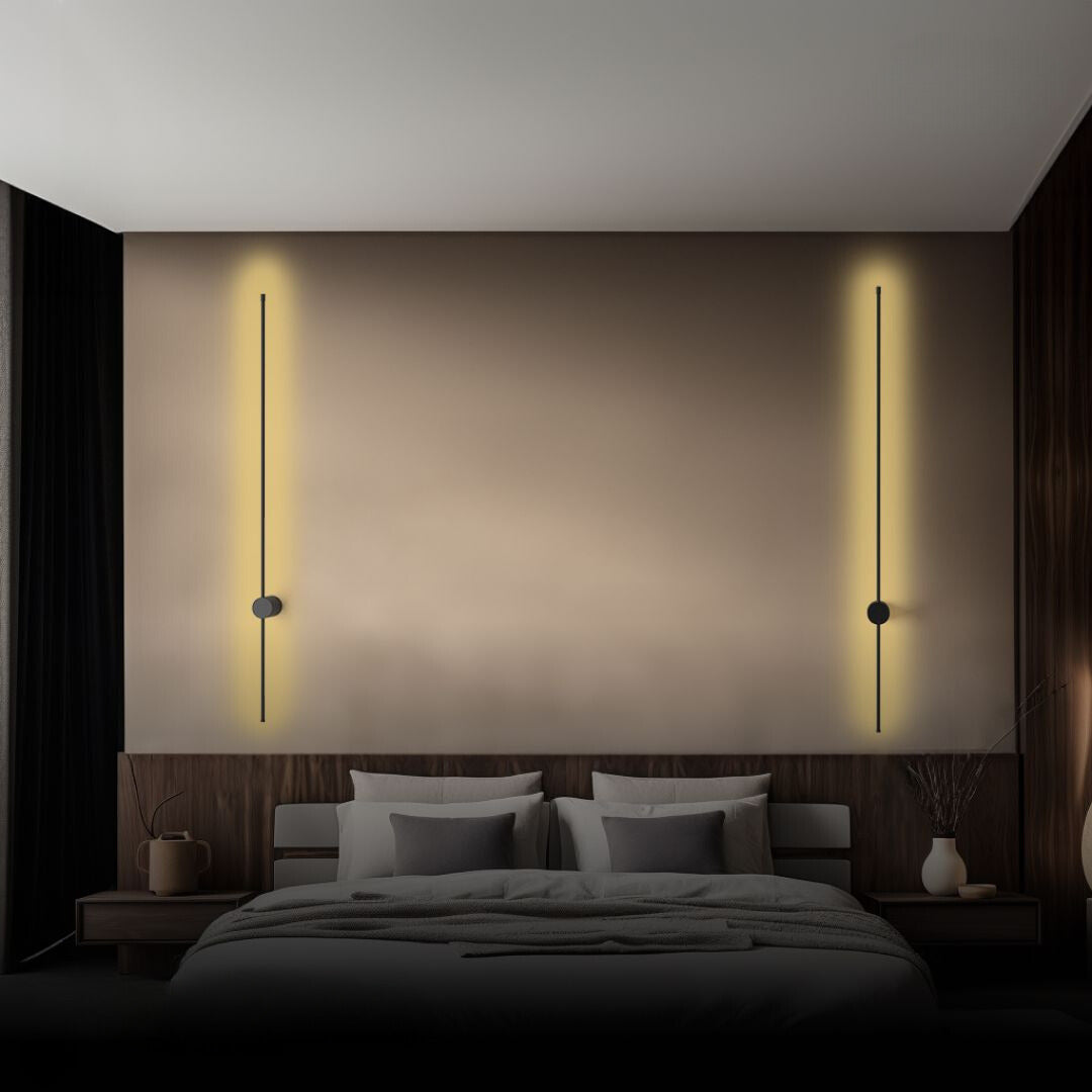 VALENO Dimbare Wandlamp | Met Afstandsbediening & Luxe Aluminium Afwerking