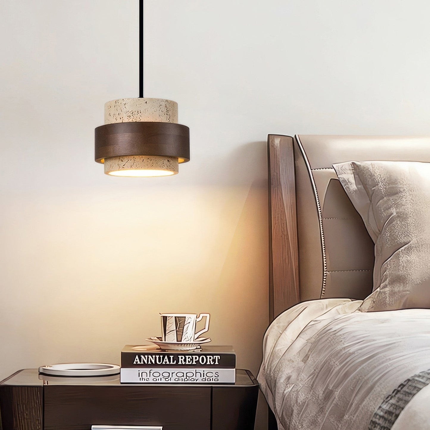 Illuvia | Ciondolo Retro in Pietra Wabi-Sabi