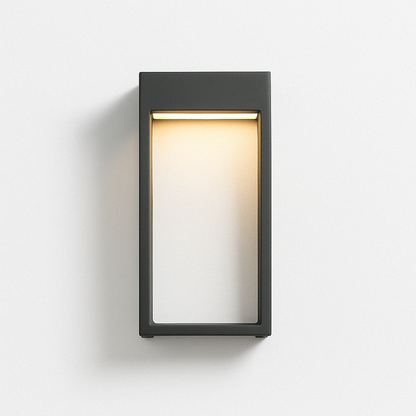 NoctaLux – Lampada da Esterno Moderna in Acciaio Inox | LED | IP55 | Montaggio a Parete